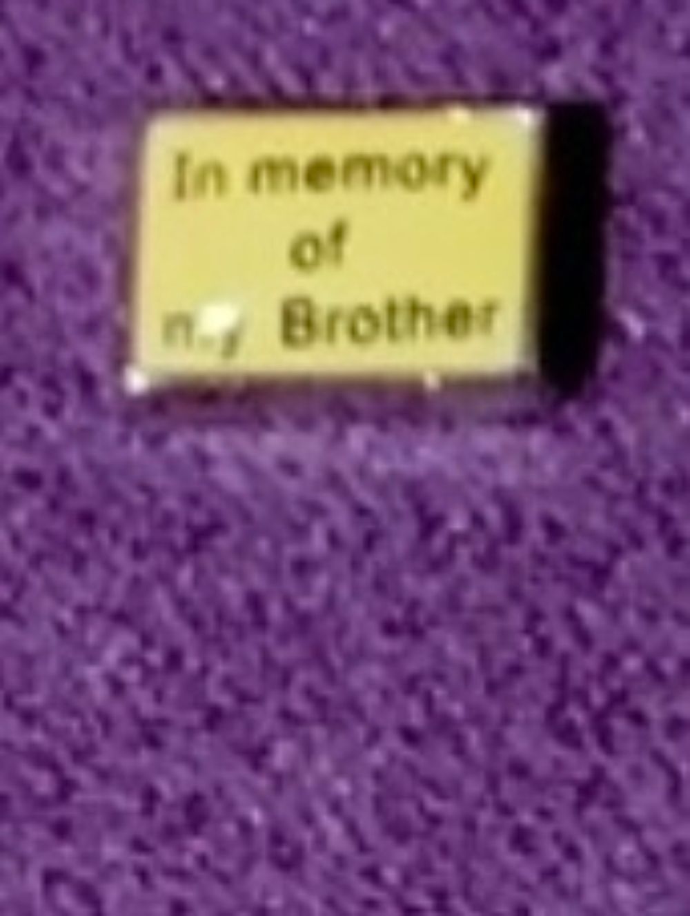 In Memory Of My Brother For Floating Lockets